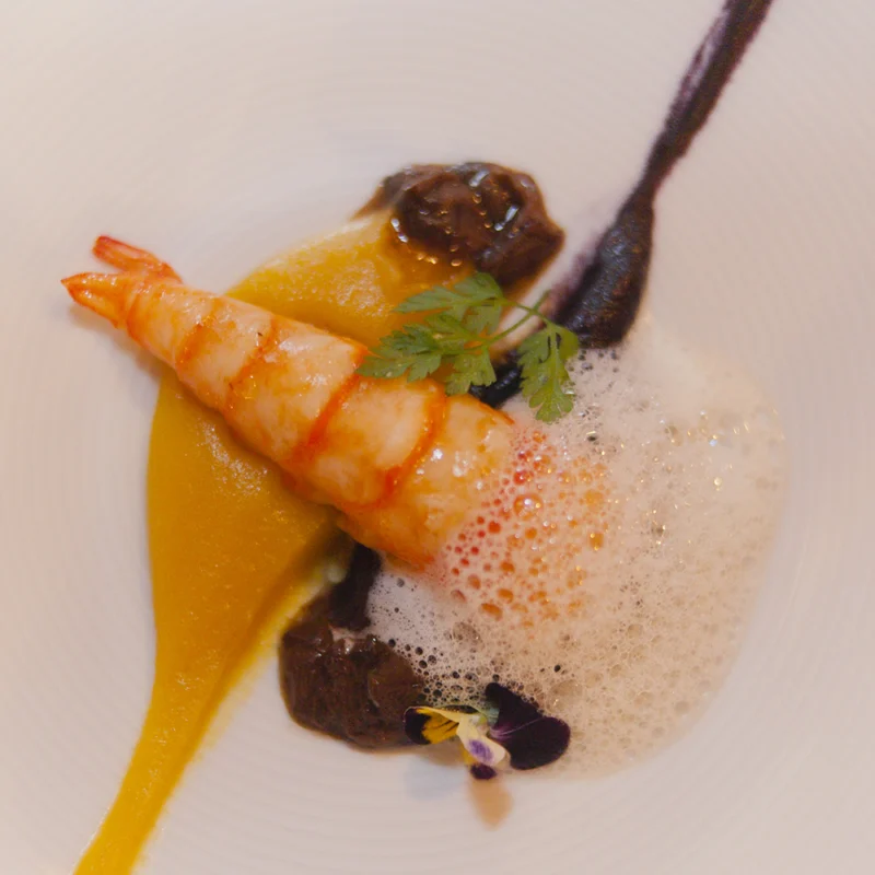 A Gourmet Experience At Casa Aliaga In The Midst Of Colonial Lima 5 Camaron con pure de mashua