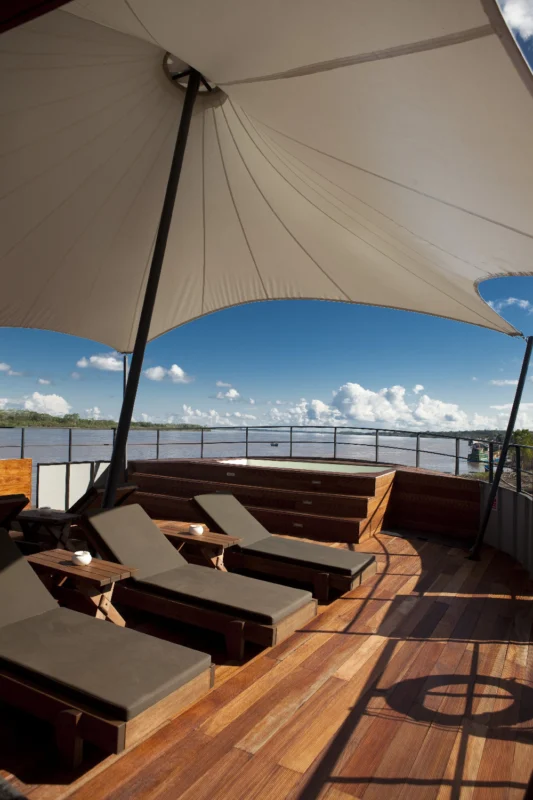 aria outside deck