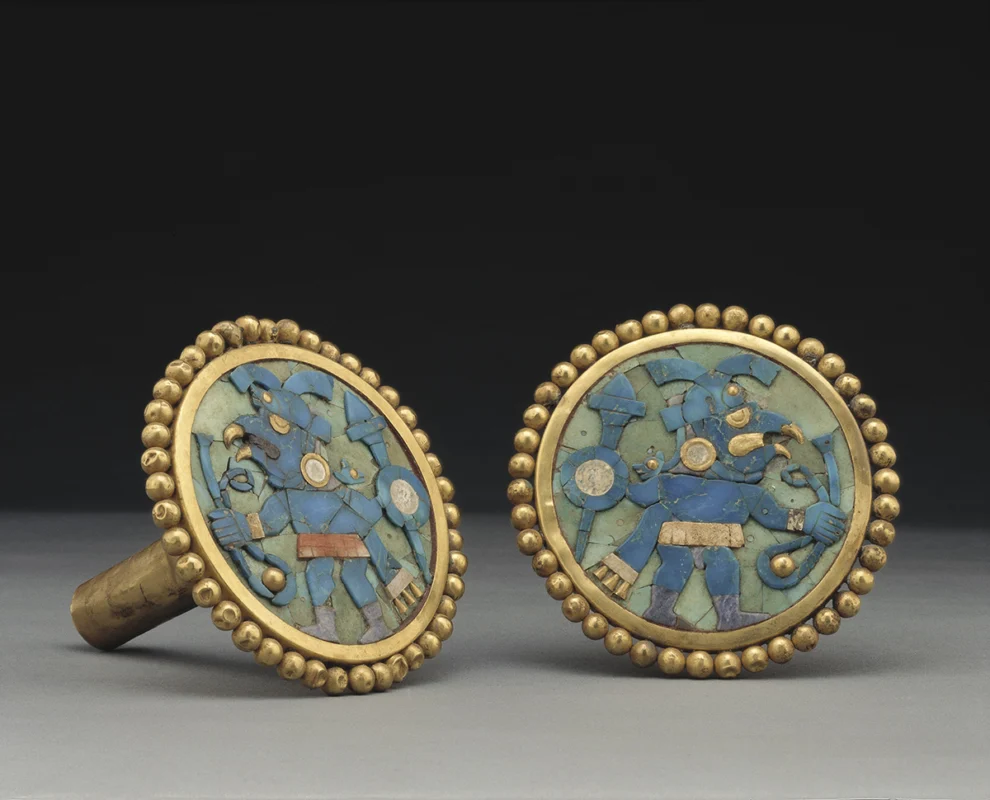 Moche Art In Barcelona: Gold, Myths And Rituals Of Ancient Peru 14 ML100849 y ML100850 SF2