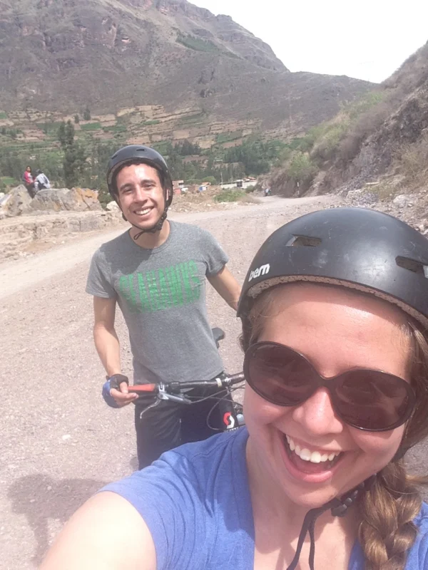 Happy Sacred Valley Biking