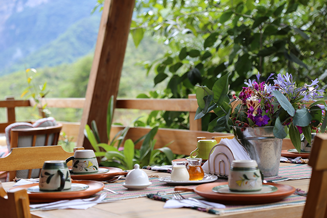 The Best Kuelap Hotels: Our Top Picks 2 Kuelap hotels - breakfast at Gocta Natura