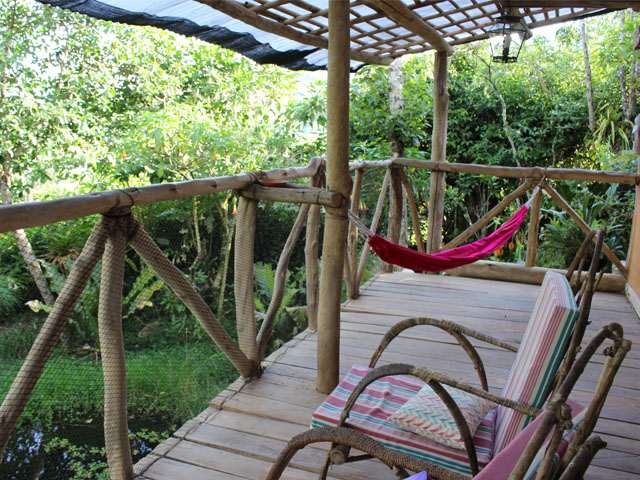 The Best Kuelap Hotels: Our Top Picks 4 Kuelap hotels - relaxing in a hammock at Kentitambo