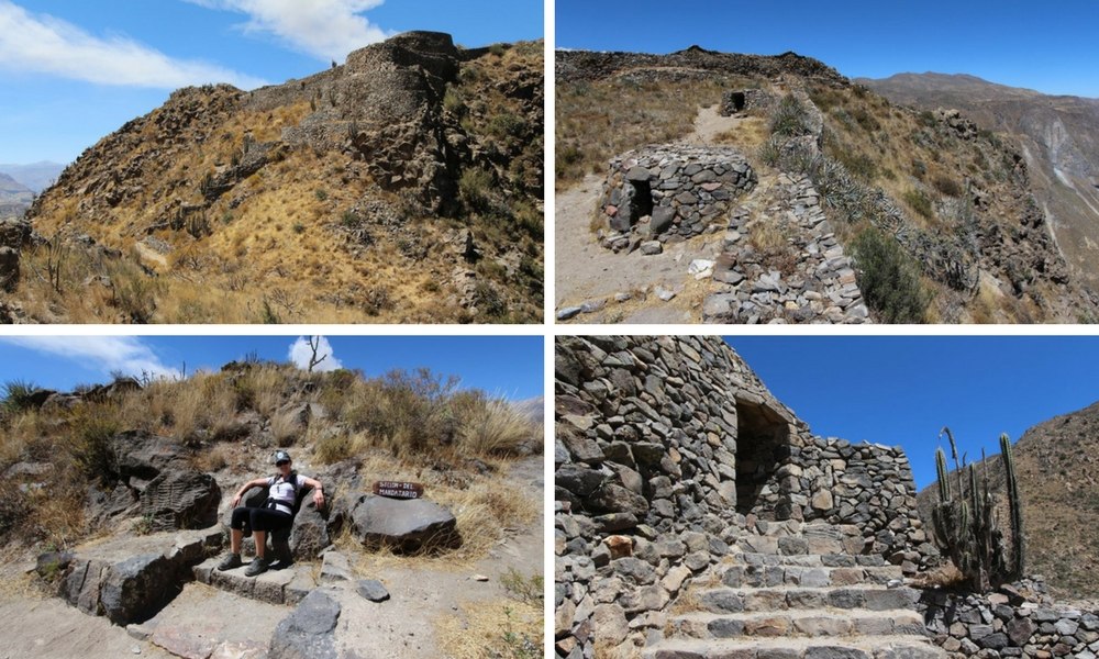 Hike in Colca Peru to Madrigal Chimpa Fortress 23