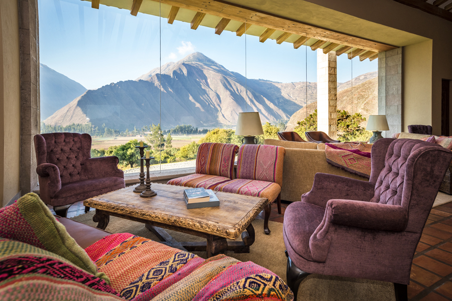 The Most Personal And Charming Hotels In Peru 23 inkaterra hacienda urubamba lobby