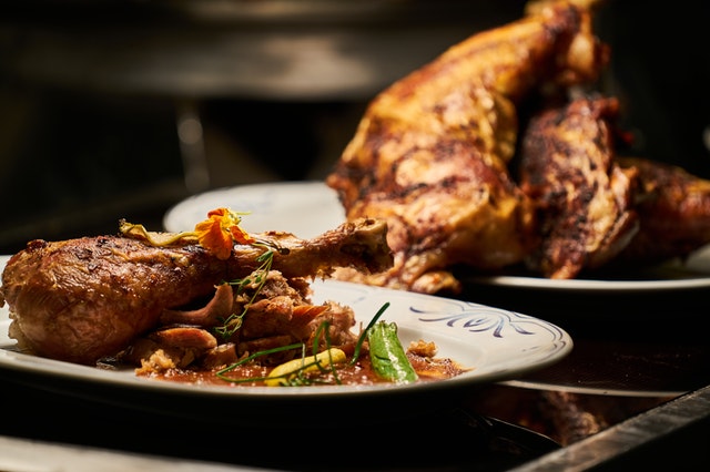 Christmas In Peru - See, Eat, Do 5 cooked chicken on white plate 2673353