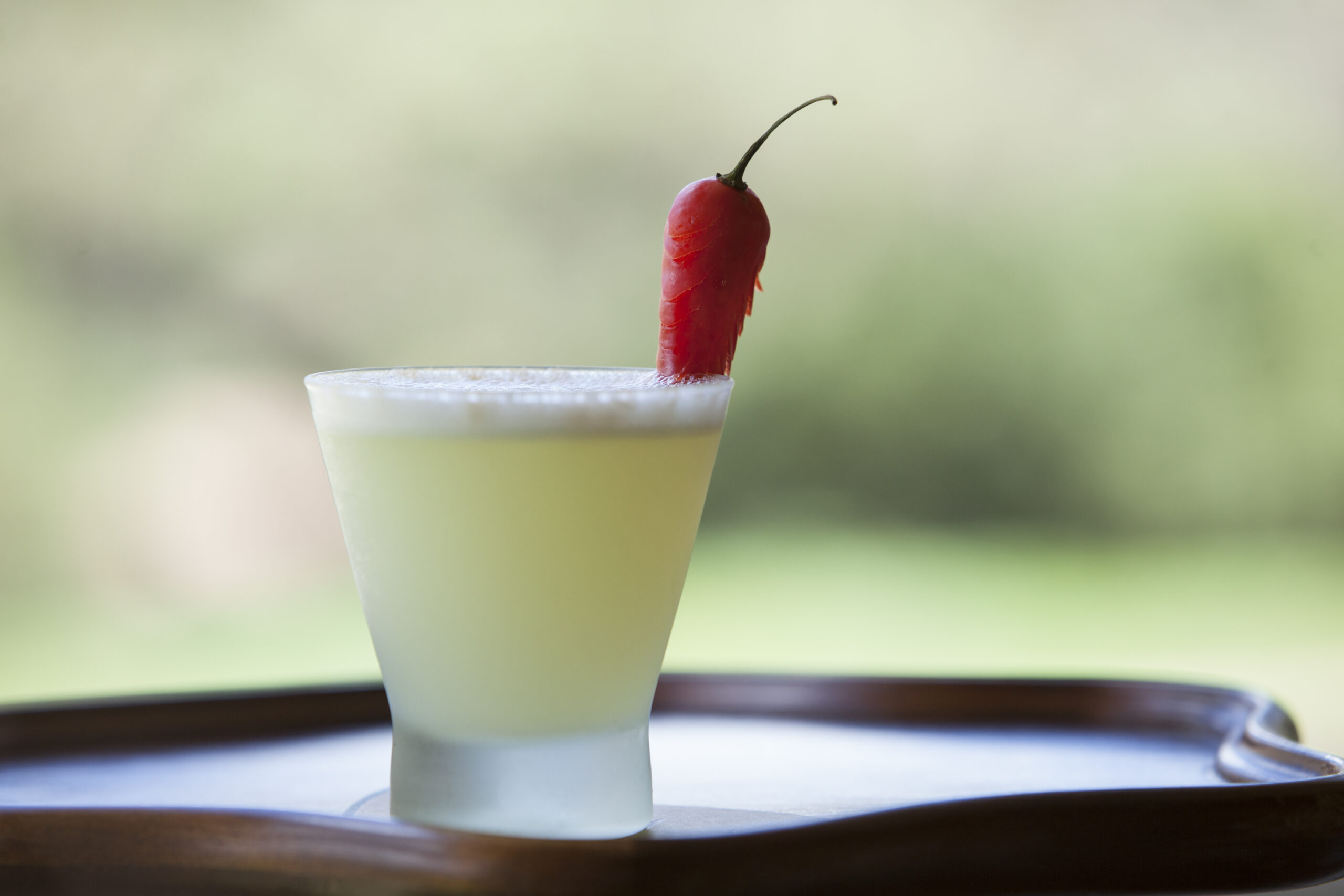 Peruvian food pisco sour