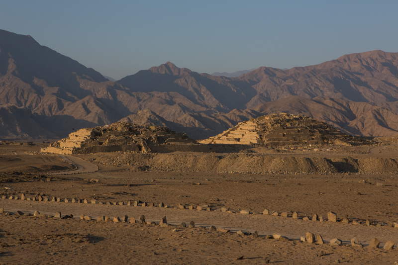 The Ultimate Peruvian Road Trip 2 Caral from afar