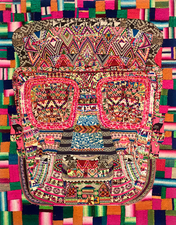 Casa Gastón: An Artist'S Last Vision On The Salar De Uyuni 10 Unititled 2019 170 x 120 cm Textile Fragment Ugalde Collage