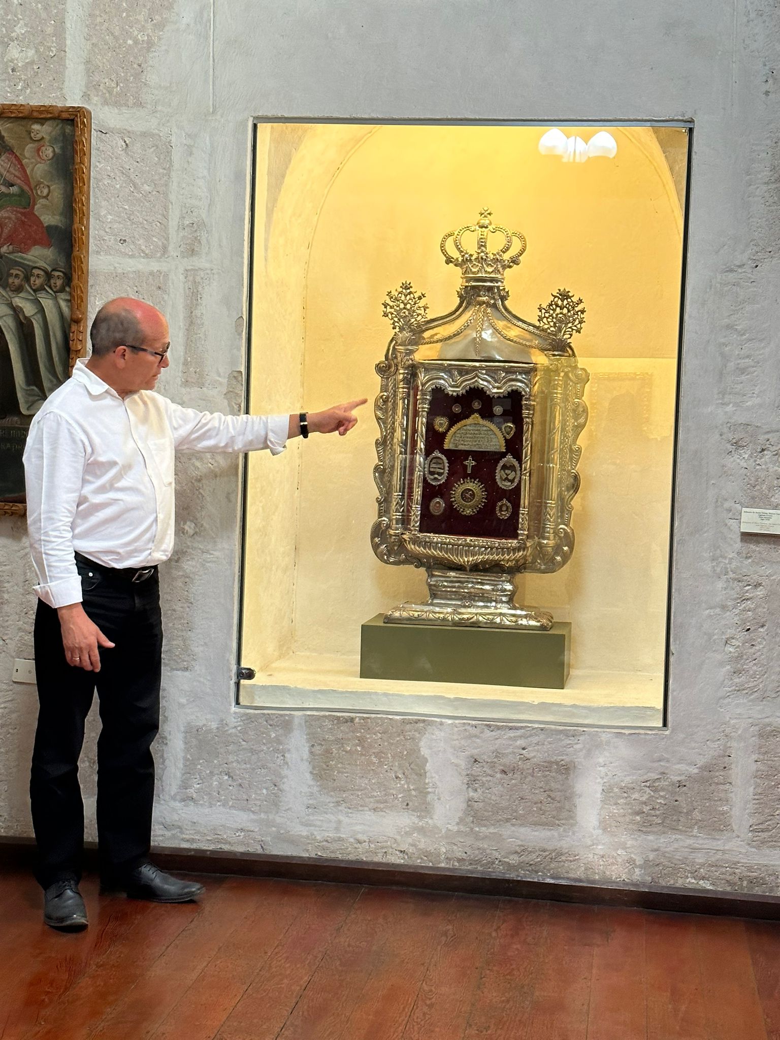 Franz Grupp at Santa Teresa Monastery, Arequipa