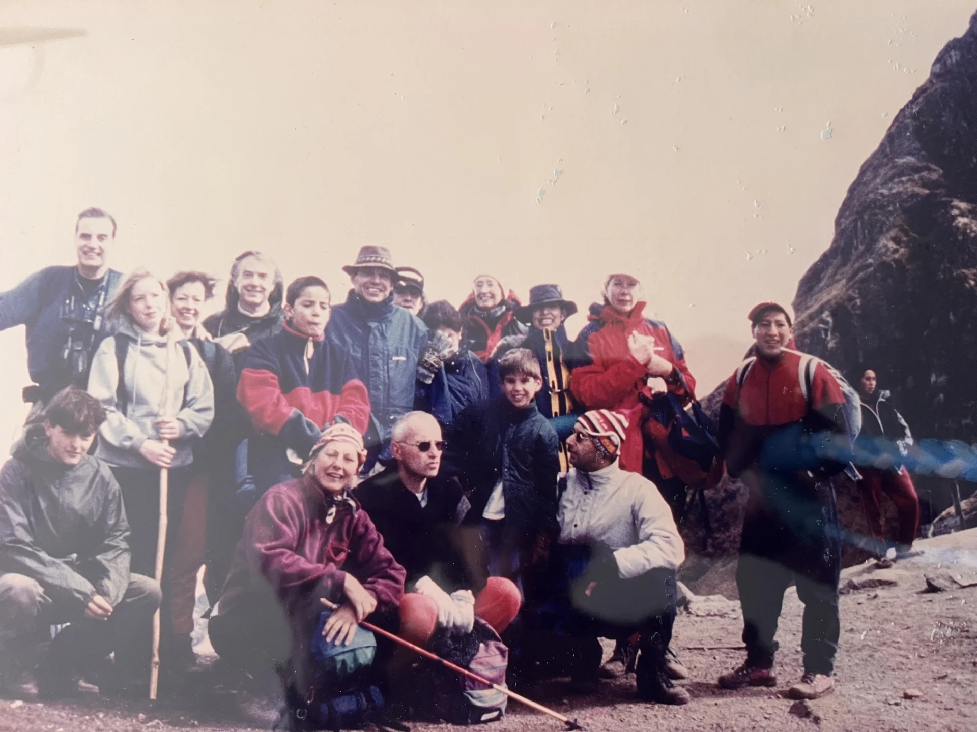 The first group who travelled with Marisol, August 1996