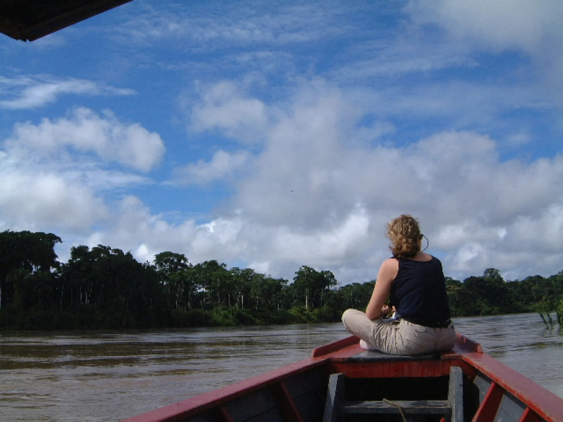 Letizia on the way to Noel Kempff Mercado National Park