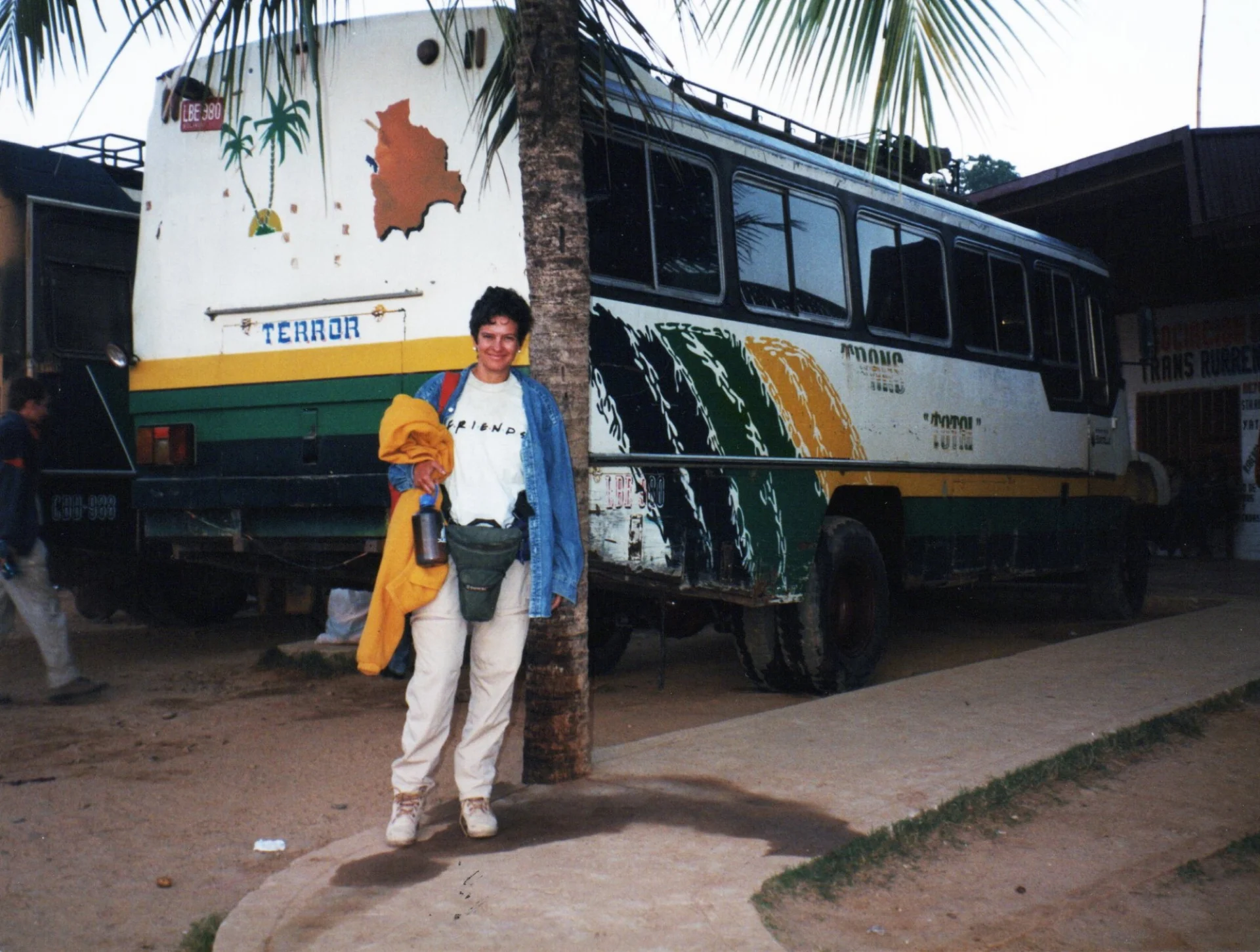 Marisol making the journey from La Paz to Rurrenabaque