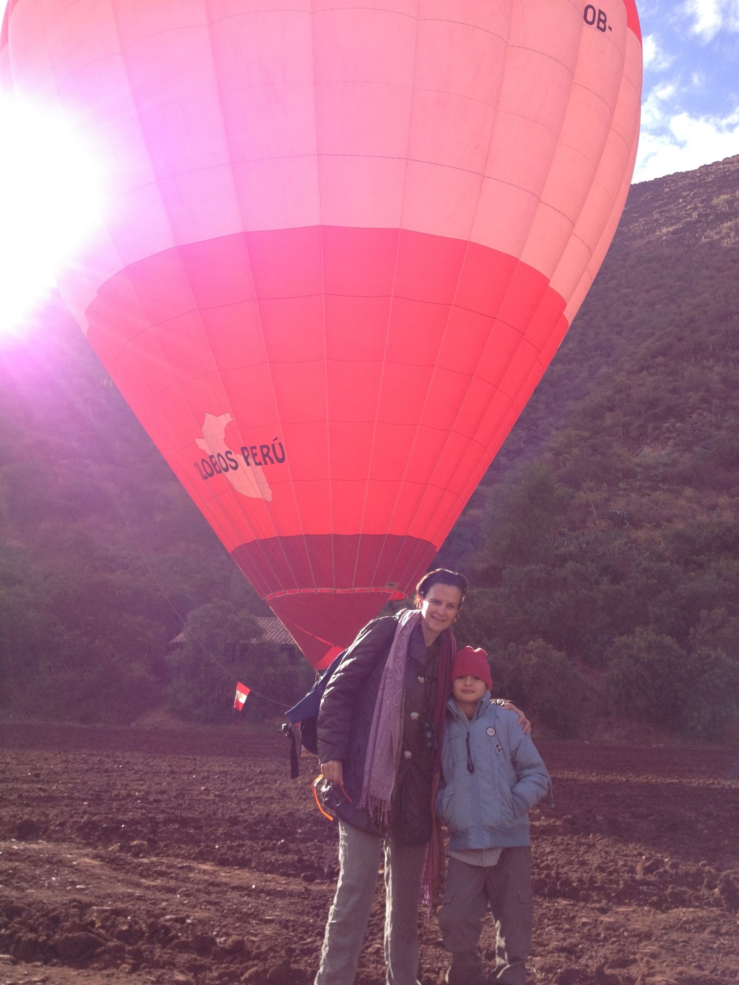 There were once hot air balloons in the Valley