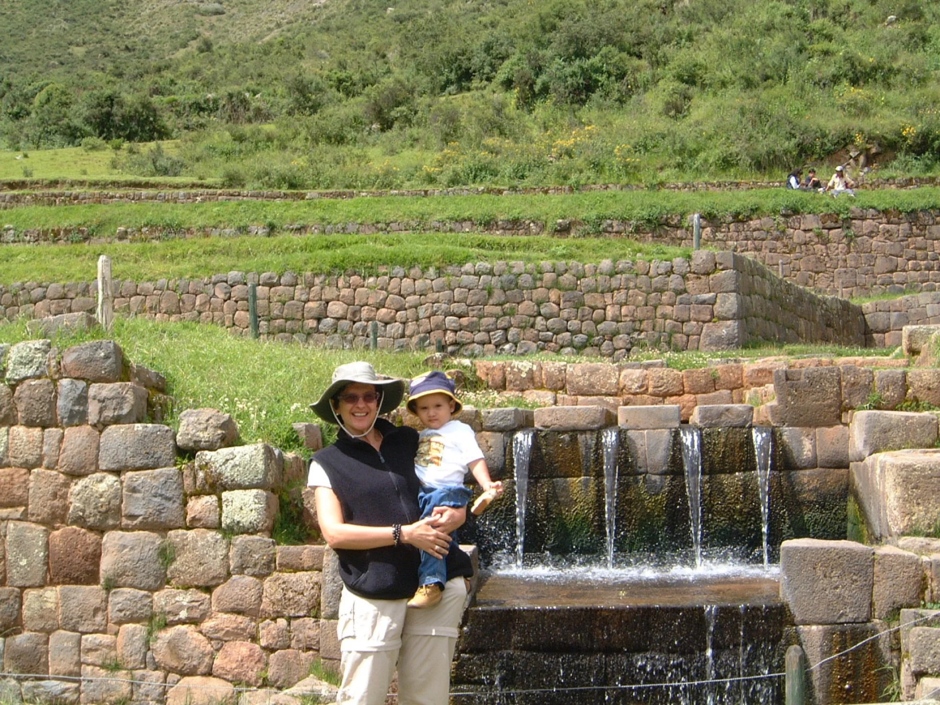 Tipón with Nico, Marisol's son